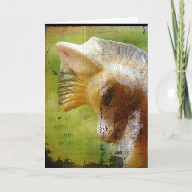 Antike Pony Karte (Vorderseite)