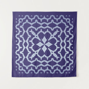 Antike portugiesische Azulejo-Keramik. Grafikdesig Wandteppich