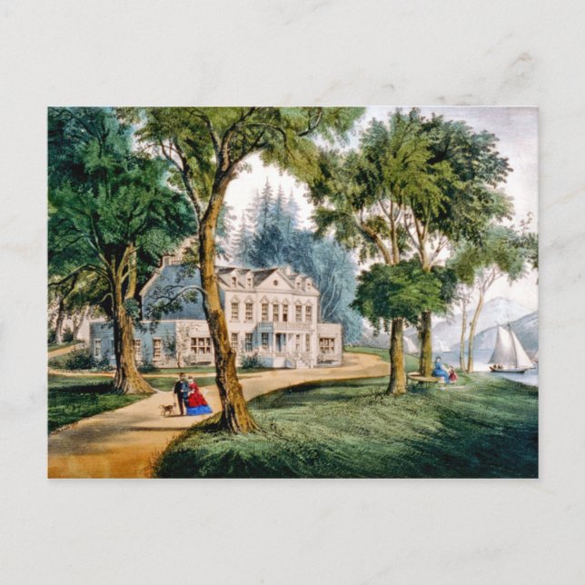 Antike Postkarte (Vorderseite)