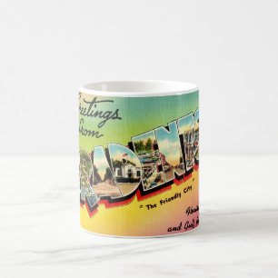 Antike Postkarte aus Bradenton, Florida Kaffeetasse