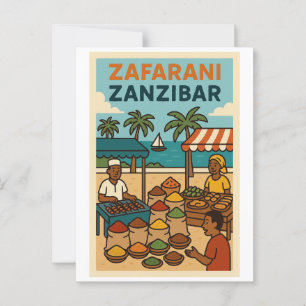 Antike Postkarte - Ostafrika