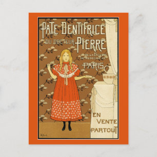 Antike Postkarte: Pate Dentifrice Postkarte