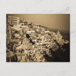 Antike Postkarten von Fira, Santorini