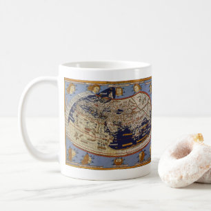 Antike ptolemäische Weltkarte, Johannes von Arnshe Kaffeetasse