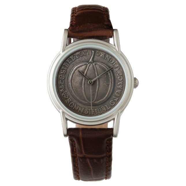 Antike Pumpkin-Münze Armbanduhr (Vorderseite)