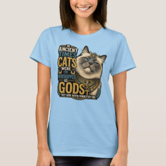Antike Ragdoll-Katzenattitüde T-Shirt