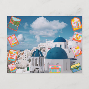 Antike Reise-Postkarte Postkarte