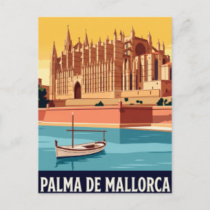 Antike Reisepostkarte Palma de Mallorca Postkarte
