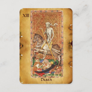 ANTIKE RENAISSANCE TAROTS 13/TOD ANKÜNDIGUNG