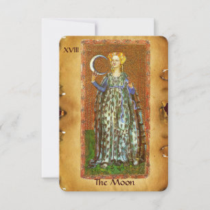 ANTIKE RENAISSANCE TAROTS 18/DER MOND ANKÜNDIGUNG