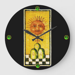 ANTIKE RENAISSANCE TAROTS 19 /THE SUN GROßE WANDUHR