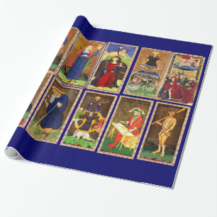 ANTIKE RENAISSANCE-TAROTS GESCHENKPAPIER