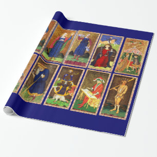 ANTIKE RENAISSANCE TAROTS GESCHENKPAPIER