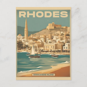Antike Rhodos Griechenland - Rhodos Insel Griechen Postkarte