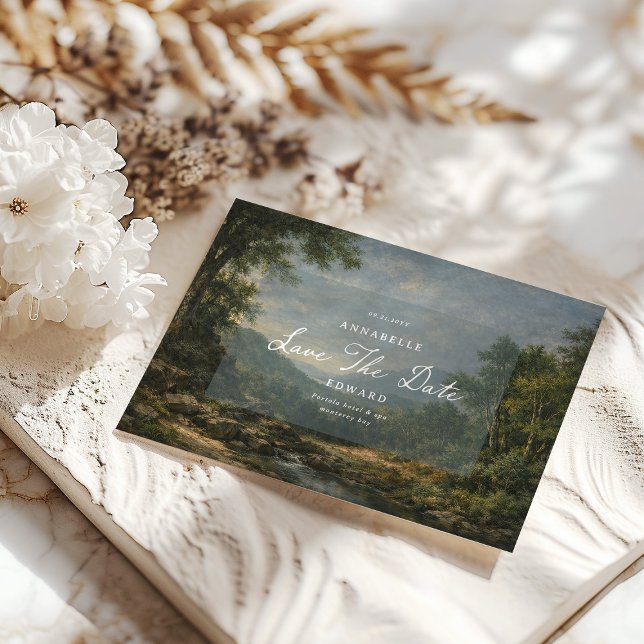 Antike Romantische Tapete blaue Hochzeitsdetails Save The Date (Von Creator hochgeladen)