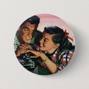 Antike Romanze, Verliebte Schulfreunde Button