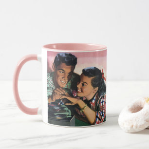 Antike Romanze, Verliebte Schulschwärmer Tasse