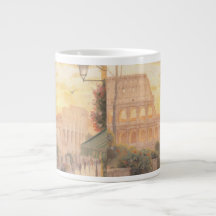 Antike römische Kolosseum-Keramik-Kaffeetasse