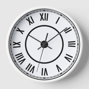 Antike römische Ziffern Uhr