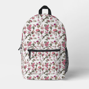 Antike rosa Rosen Bedruckter Rucksack