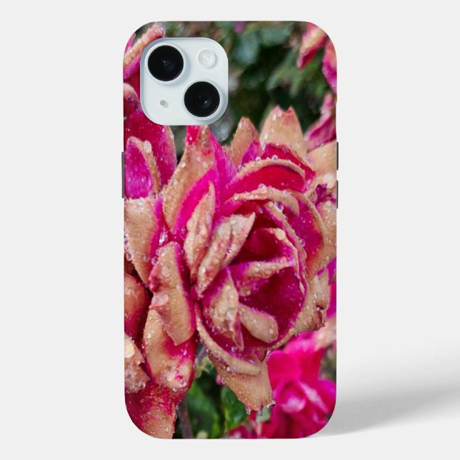 Antike Rose Case-Mate iPhone Hülle (Rückseite)