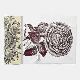 Antike Rose - Ihre Textauswahl Geschirrtuch