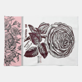 Antike Rose - Ihre Textauswahl Rosa Geschirrtuch