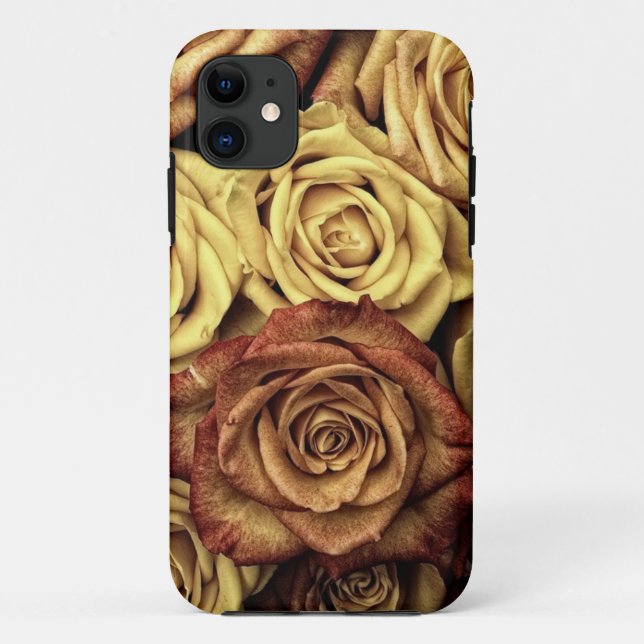 Antike Rosen Case-Mate iPhone Hülle (Rückseite)