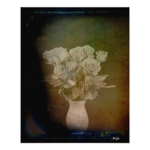 Antike Rosen Fotodruck