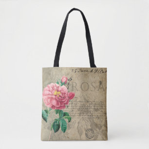 Antike Rosen Shabby Chic Tasche