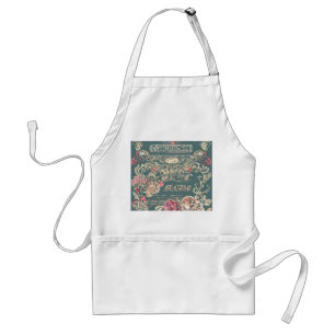 Antike Rosen-Taschenschürze Schürze