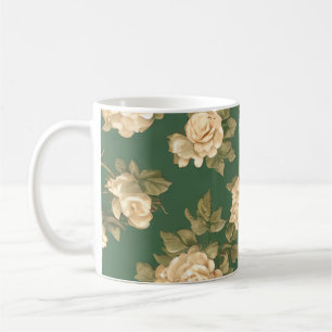 Antike Rosen-Tasse Kaffeetasse