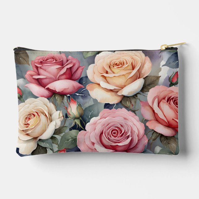 Antike Rosen Zubehörtasche (Rückseite)