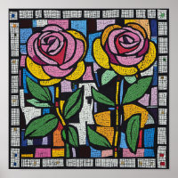 Antike Rosenblumen-Wandbehänge Gemütliches Zuhause