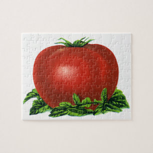 Antike rote reife Tomate, Gemüse und Obst