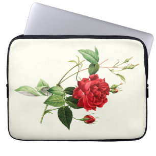 Antike rote Rose Laptopschutzhülle