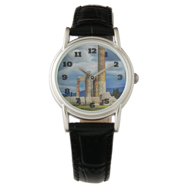 Antike Ruinen in Athen - Griechenland Armbanduhr (Vorderseite)