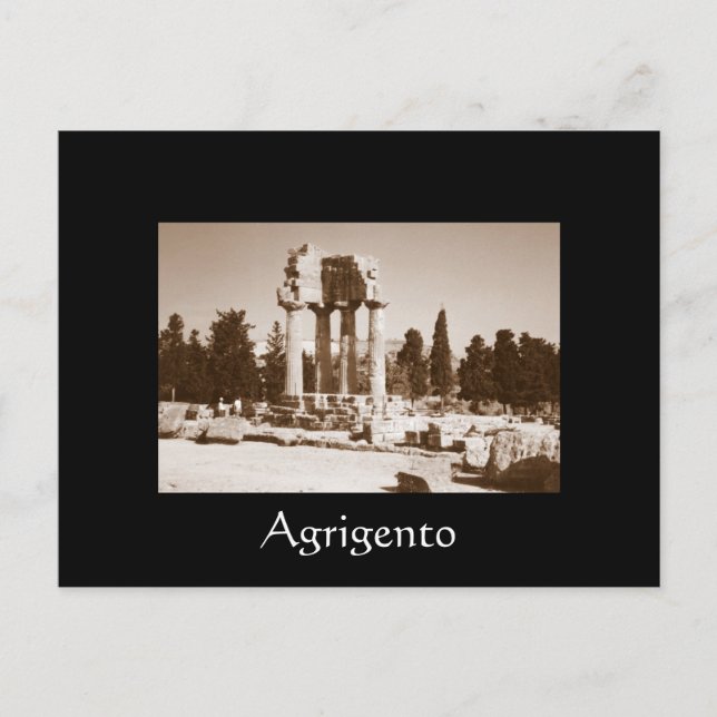 Antike Ruinen Postkarte (Vorderseite)