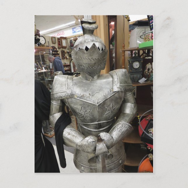Antike Rüstung Postkarte (Vorderseite)