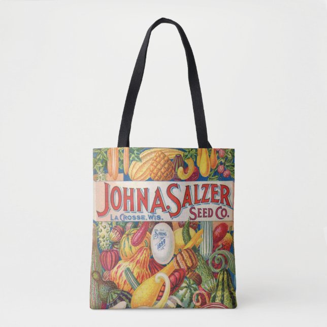 Antike Salzer-Samenkatalog Gemüse Tasche (Vorderseite)