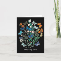 Antike Schmetterlinge und Motten farbenfroh