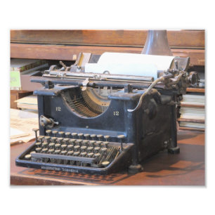 Antike Schreibmaschine Fotodruck