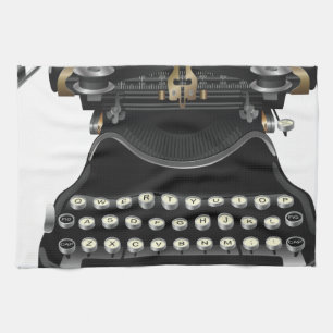 Antike Schreibmaschine Handtuch