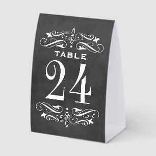 Antike schwarze Tafel-Schriftzug-Hochzeit Tischaufsteller