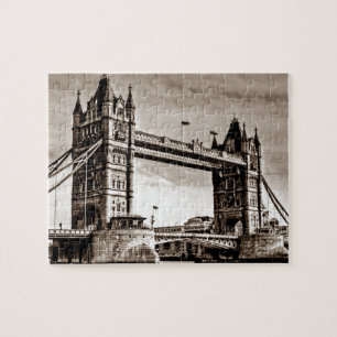 Antike Sepia London Tower Bridge
