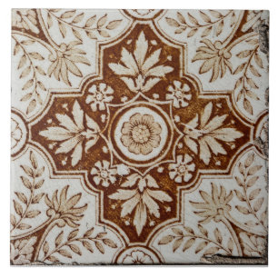 Antike spanische Vintage Fliese