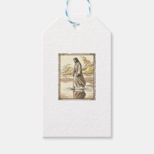 Antike spirituelle Wasserwanderungsgravur Geschenkanhänger
