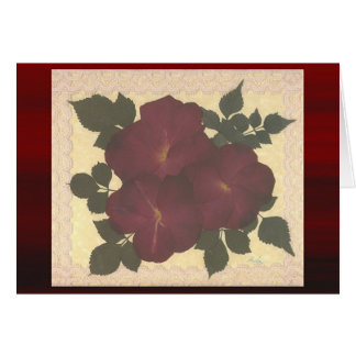 Antike Spitze und Rosen
