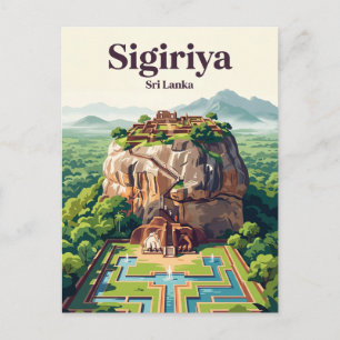 Antike Stadt Sigiriya Sri Lanka Postkarte
