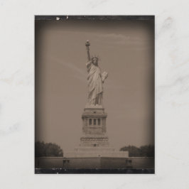Antike Statue des Freiheitsfotografen Postkarte